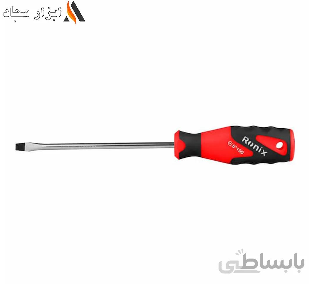 پیچ گوشتی تکی دسته TPR دوسو 150*6 مدل RH-2767