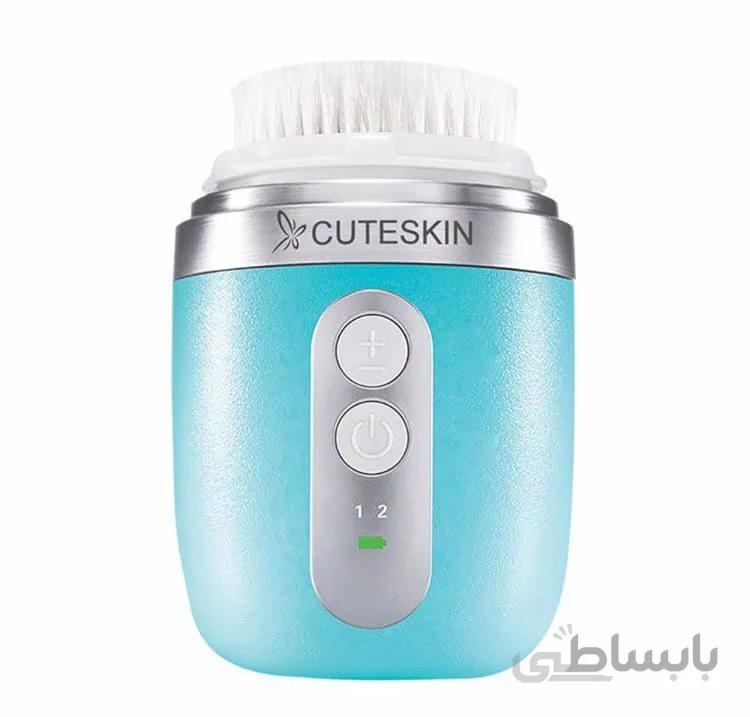 فیس براش مدل F803 کیوت اسکین ا Cute Skin Fit Face Brush CIH-F803 White CUTESKIN