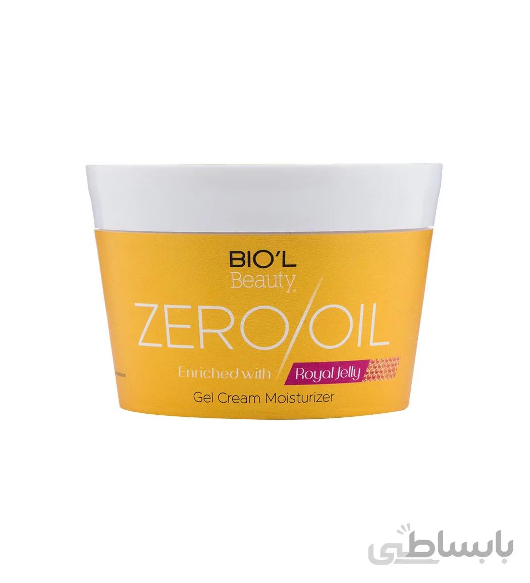 كرم كاسه ای زيرو اويل حاوی عصاره رويال ژلي مناسب انواع پوست 200ميل بیول ا Biol Gel Cream Moisturizer Royal Jelly Zero Oil 200ml