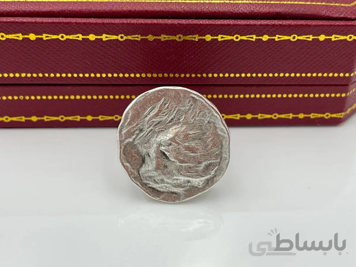 انگشتر ورشو طرح برجسته فری سایز