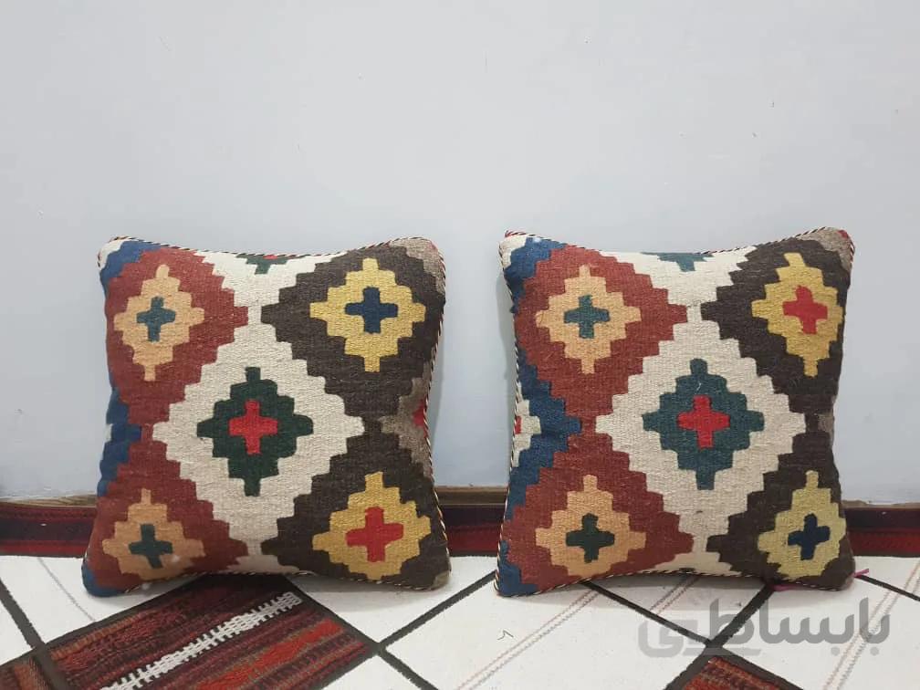 کوسن سنتی چهل تکه گلیمی کد ۱۰۱۹۱۷