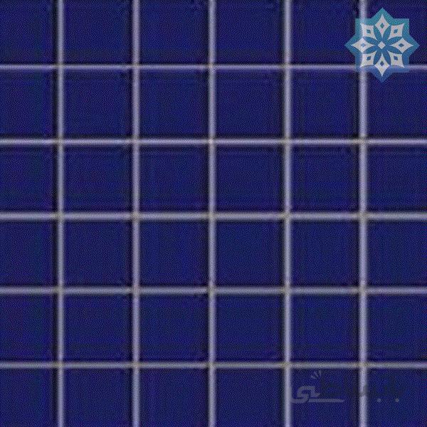 کاشی استخری البرز سرمه ای براق کد Blue05 سایز 5*5