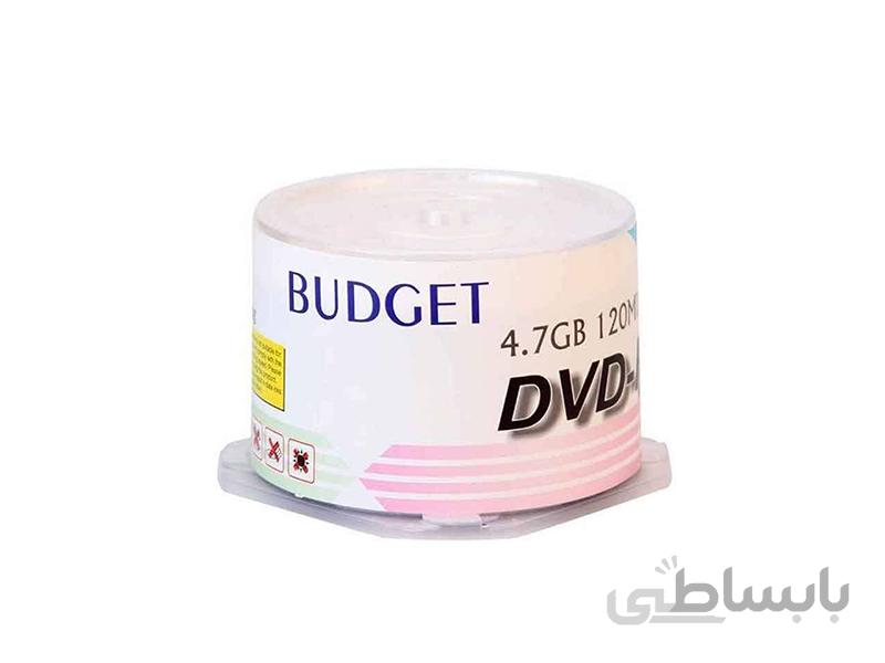 دی وی دی خام باجت 16x بسته 50 عددی ا Raw DVD budget 16x package of 50 pieces
