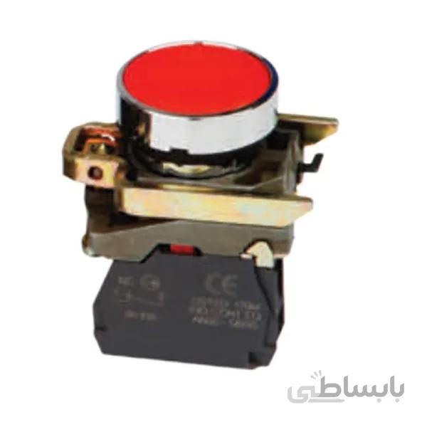 شستی استپ فلزی قرمز سالزرSA22-BA42-1NC-RED