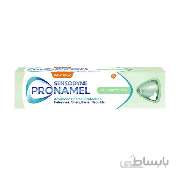 خمیر دندان سنسوداین سری Pronamel مدل Daily Protection حجم 75 میلی لیتر