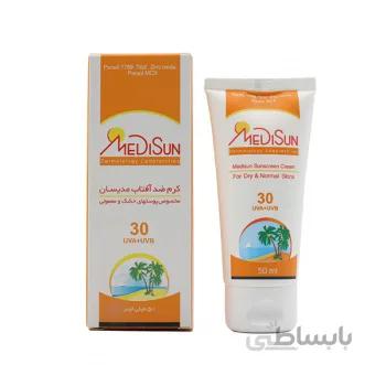 کرم ضد آفتاب مدیسان SPF 30 ا ( MEDISUN Sunscreen Cream SPF30 )