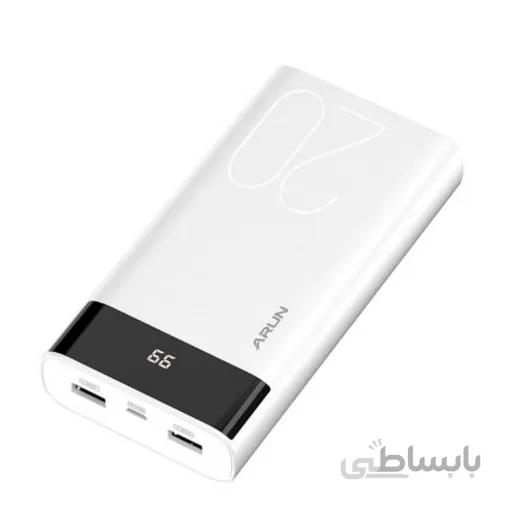 پاوربانک آران مدل E20 ظرفیت 20000 میلی آمپر ساعت