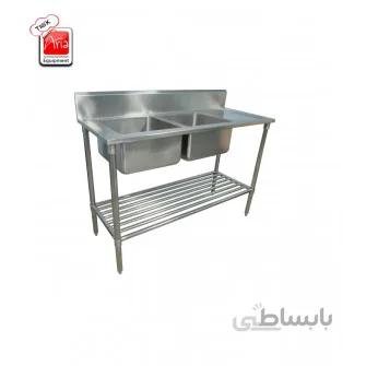 سینک دو لگن پرسی - طول 150 سانتی متری