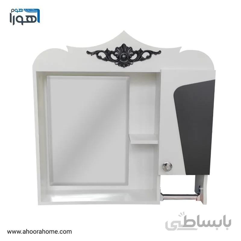 آینه باکس ضدآب pvc سفید مشکی مدل 1517