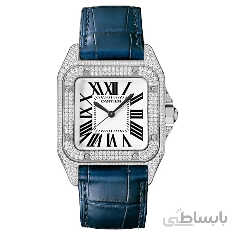 ساعت مچی کارتیر مدل Cartier Santos Diamonds 1321Q
