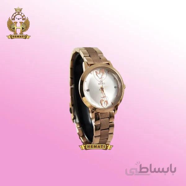 ساعت زنانه داتیس مدل Datis D8368CL رزگلد(بند شنی)