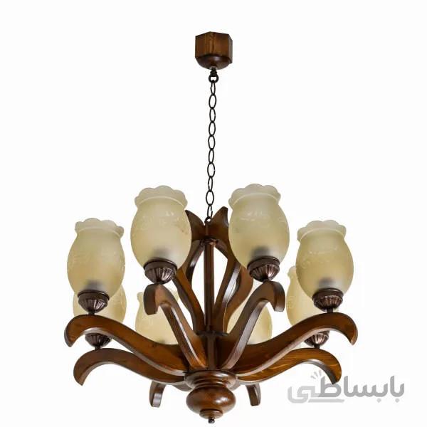 لوستر 8 شعله دارکار مدل ترنج کد 298
