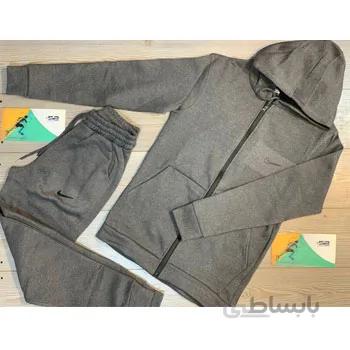 گرمکن شلوار ضخیم کلاه دار داخل کرک رنگ طوسی