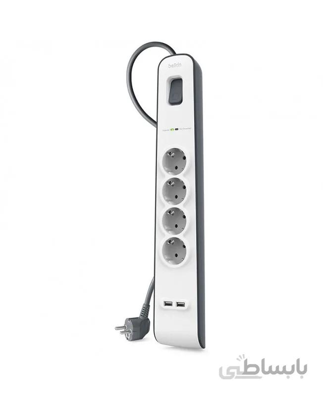 چندراهی برق 6 پورت بلکین | Belkin Surge Plus BSV401VF2M