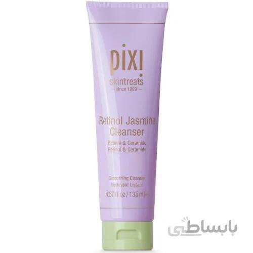 ژل شستشوی پیکسی Pixi مدل رتینول جاسمین Retinol Jasmine حجم ۱۳۵ میل | آبرسان، بازسازی کننده، لیفت و جوانساز ا Pixi Retinol Jasmine Cleanser 135ml