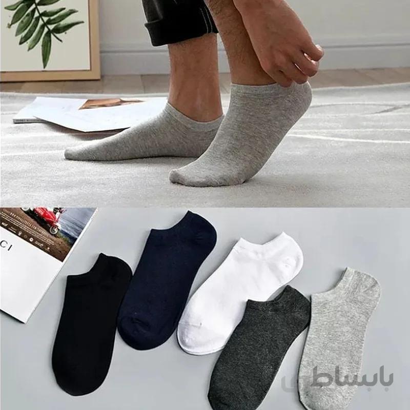 جوراب قوزکی مردانه ساده