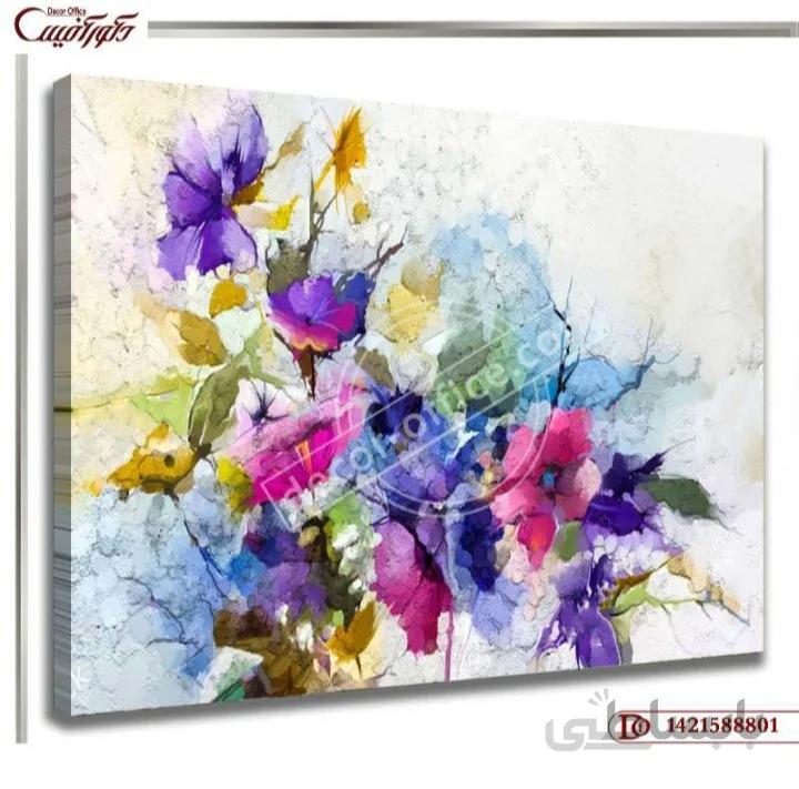 تابلو دیواری گل 8801 ا Flower wall painting 8801