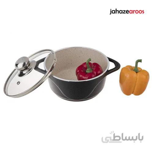 قابلمه چدن گرانیت 18 ویکتوریا عروس