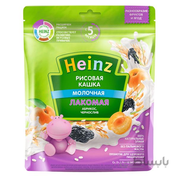 سرلاک برنج، ذرت، زردآلو و آلو با شیر هاینز heinz