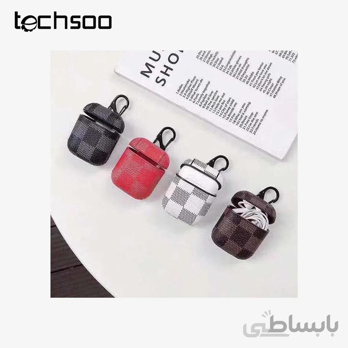 کاور چرمی ایرپاد طرح لویز ویتون AirPod Leather Cover by Louise Vuitton