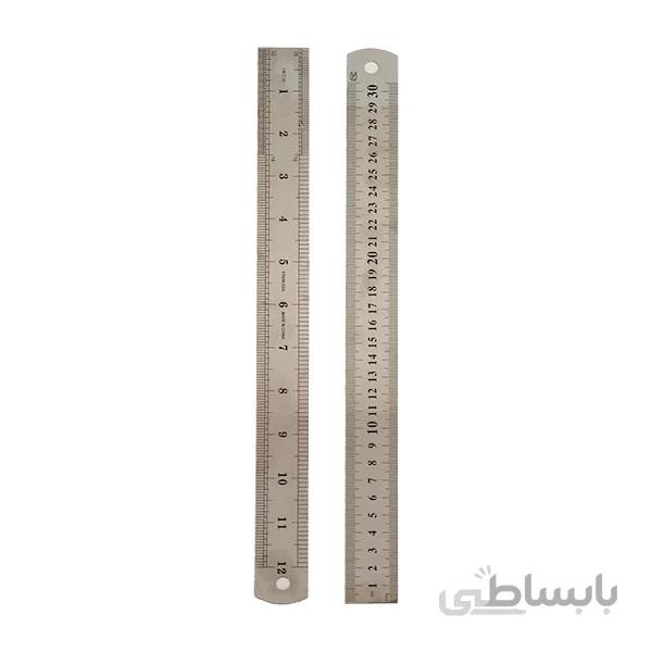 خط کش فلزی 30 CM کرونا