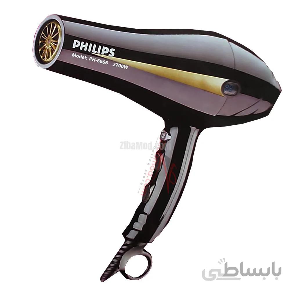سشوار فیلیپس Philips مدل PH-6666 قدرت 2700 وات ا PHILIPS PH-6666 Hair Dryer 2700W