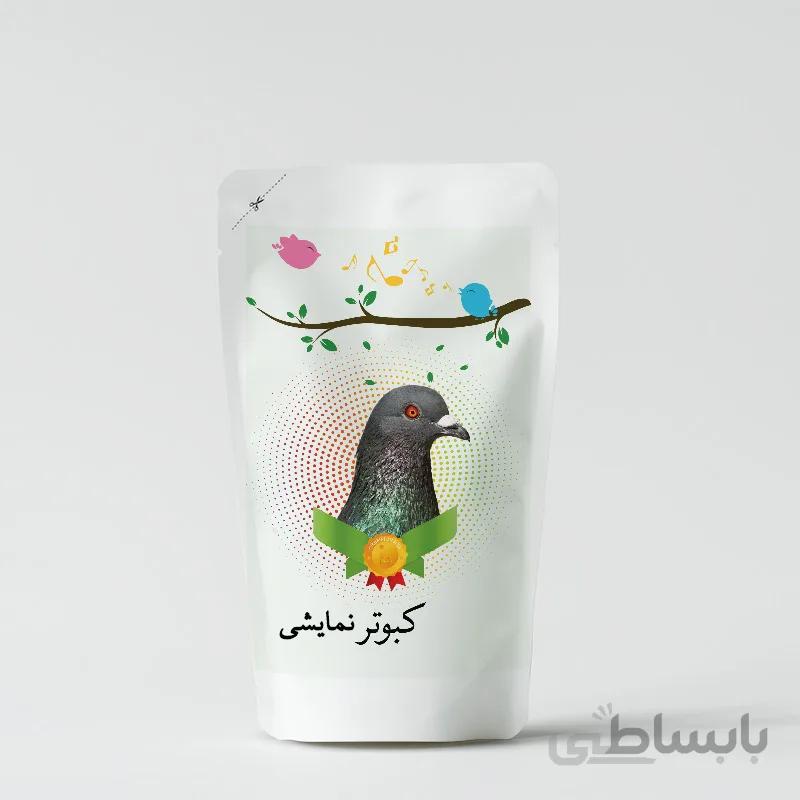 غذای کبوتر نمایشی