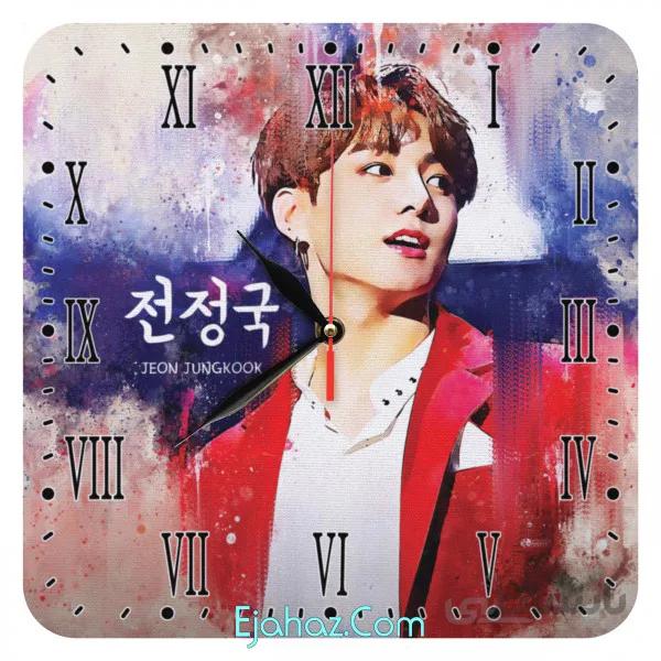 ساعت دیواری مدل 1071 طرح BTS Jeon Jungkook
