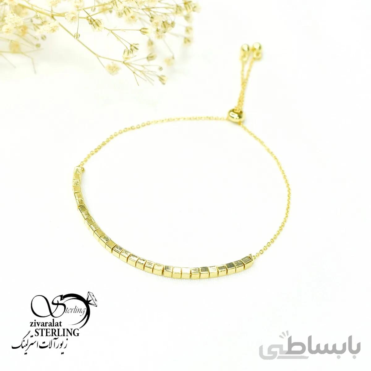 دستبند کرواتی زنانه طرح مربعی