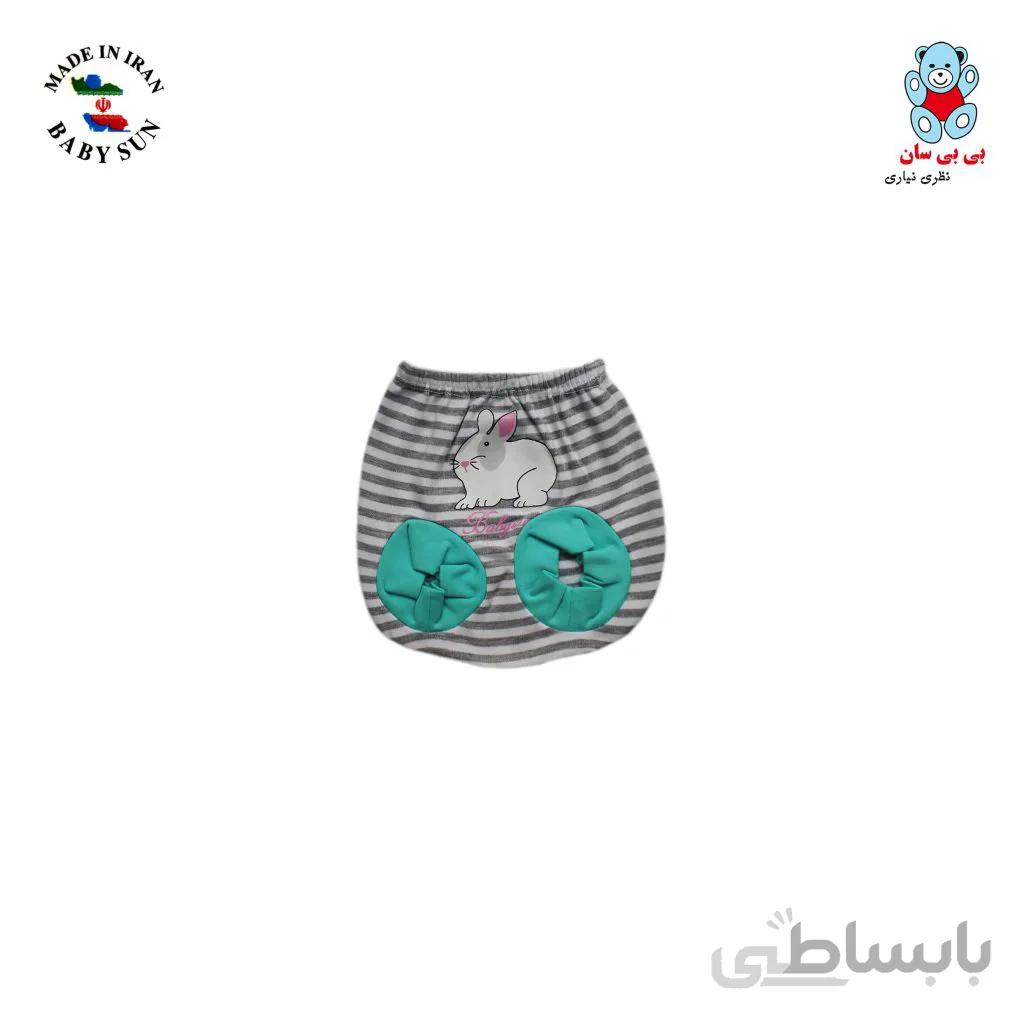 شورت نوزادی بی بی سان طرح خرگوش