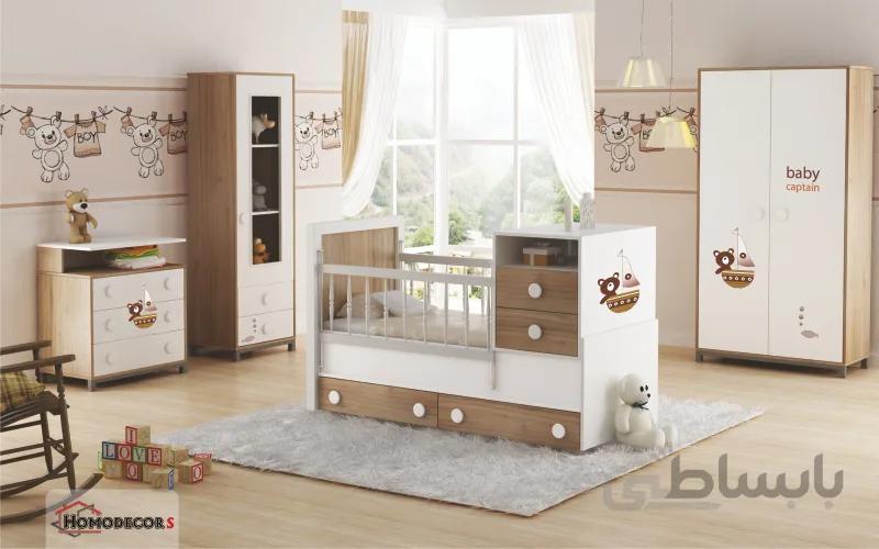 تخت خواب نوزاد کودک مدل c126