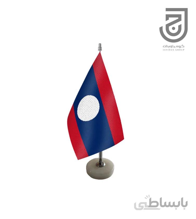 پرچم رومیزی مدل کشور لائوس