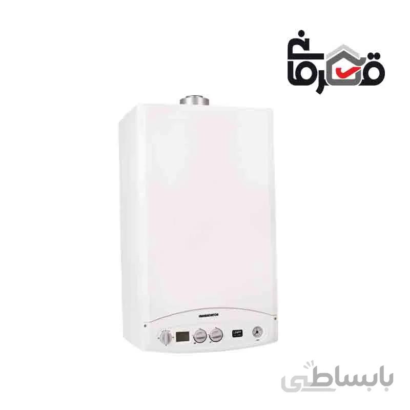 پکیج دیواری ایران رادیاتور 24000 مدل L24FF ا پکیج گرمایشی شوفاژ دیواری ایران رادیاتور 24000 دو مبدله فن دار مدل L24FF