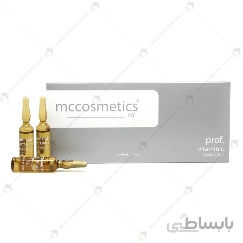 کوکتل مزوتراپی 5 سی سی اسپانیایی فیوژن ام سی کازمتیکس مدل ویتامین سی Mesotherapy Cocktail Fusion mccosmetics Vitamine C 5cc