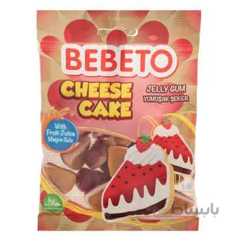پاستیل ببتو مدل Cheese Cake مقدار 80 گرم ا Bebeto Cheese Cake Jelly Gum 80gr