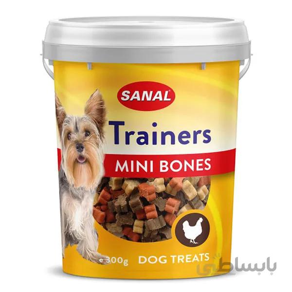 تشویقی آموزشی سانال مخصوص سگ نژاد کوچک مدل مینی بونس 300 گرمی ا Sanal Trainers Mini Bones 300 gr