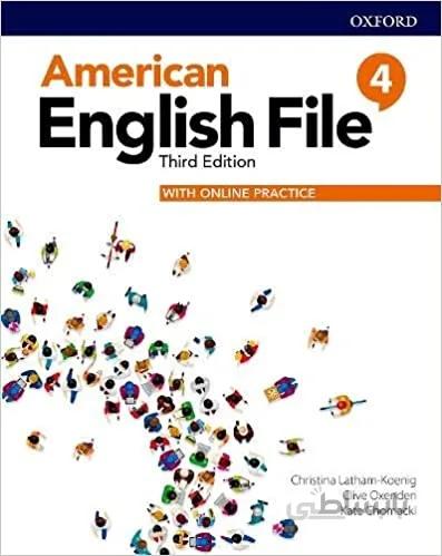 کتاب امریکن انگلیش فایل 4 ويرايش سوم : American English File 3rd Edition