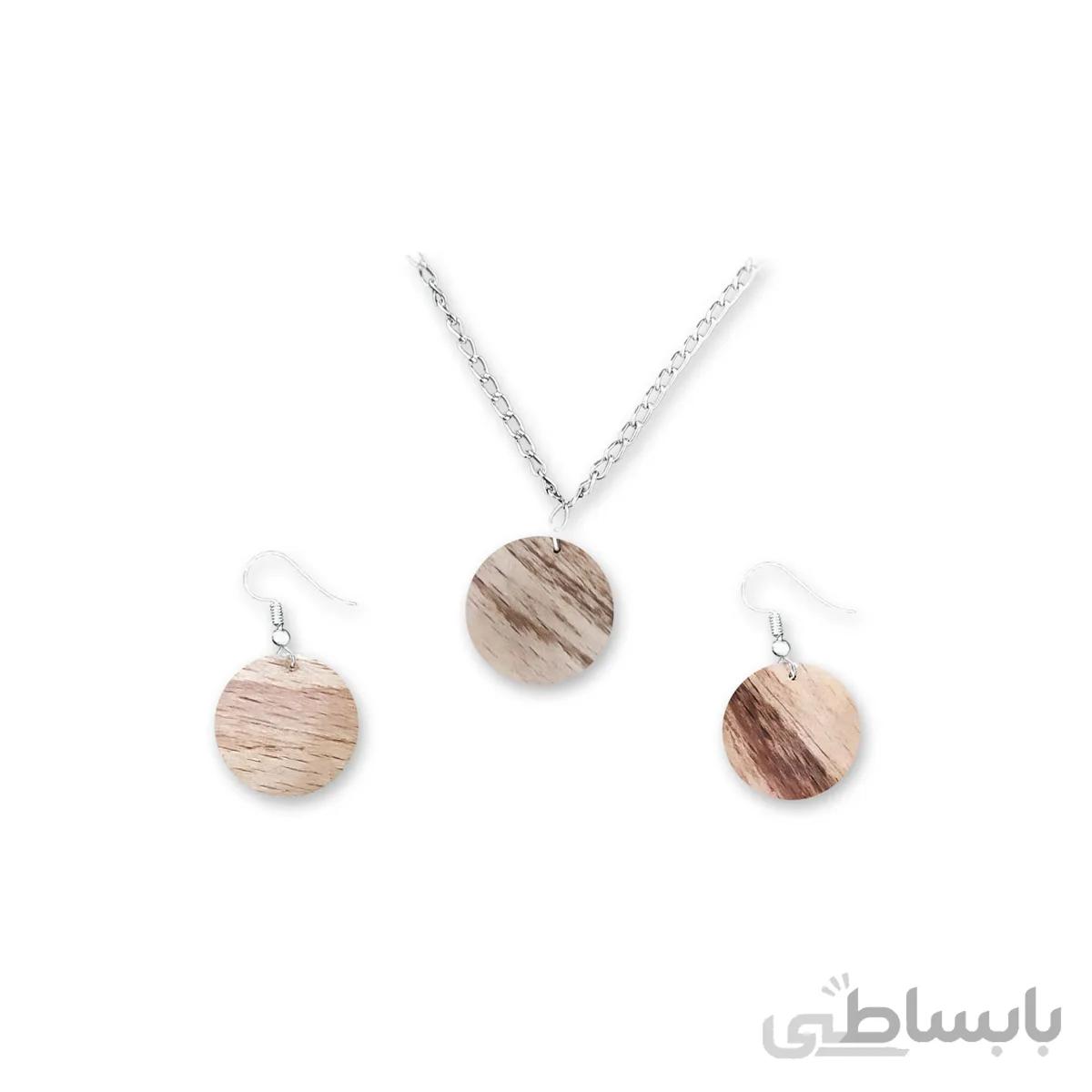 ست گوشواره و گردنبند طرح دایره بی نهایت