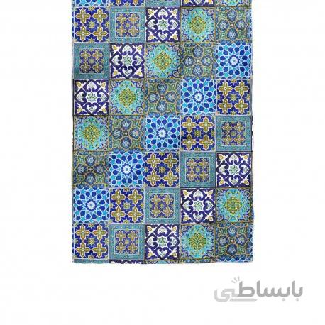 دستمال گردن چند کاشی آبی