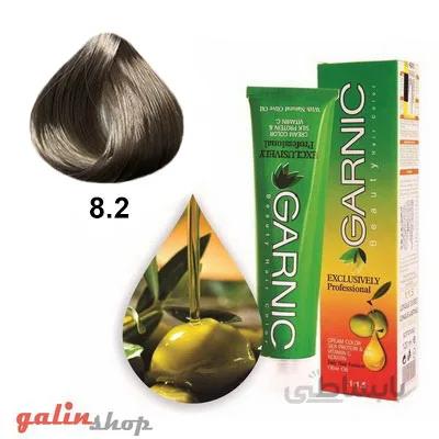 رنگ مو گارنیک شماره 8.2 سری دودی GARNIC