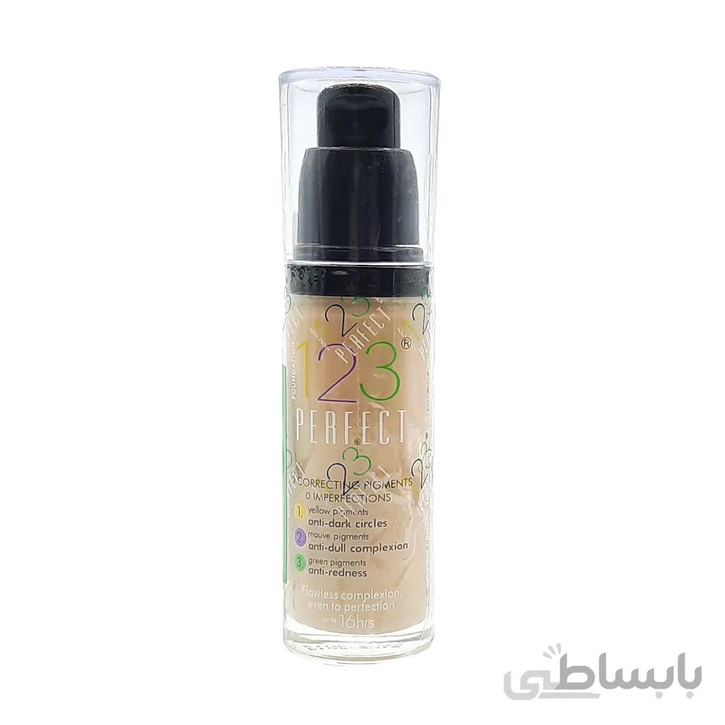 کرم پودر 123 مدل Perfect پرفکت 30 میل ا Foundation 123 Perfect 30ml