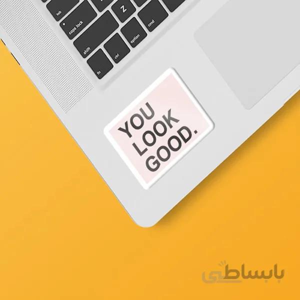 استیکر لپ تاپ طرح دخترونه ۰۵