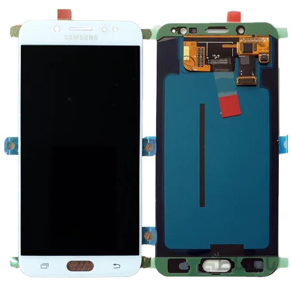 تاچ ال سی دی سامسونگ گلس تعویص سفید Lcd Samsung C710 / C7100 / J7 PLUS / C8 / C7 2017
