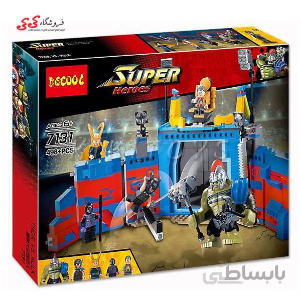 لگو هالک گلادیاتور و توردکول decool 7131
