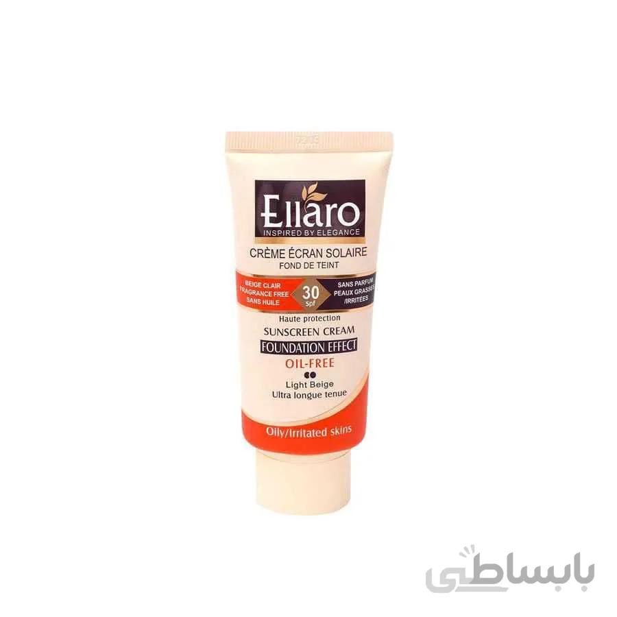 کرم ضد آفتاب رنگی ellaro
