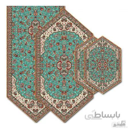 سرویس کامل رومیزی ترمه طرح شاه عباسی کد 617