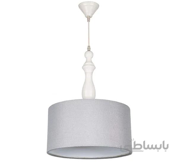 چراغ آویز چشمه نور کد A7020/WT-T شید طوسی