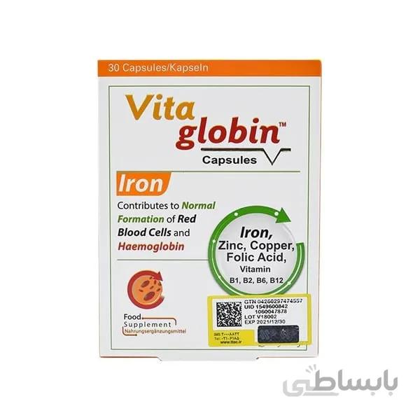 کپسول ویتاگلوبین ویتان بسته 30 عددی
