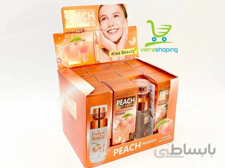 سرم پرایمر ژله ای صورت هلو کیزبیوتی kiss beauty