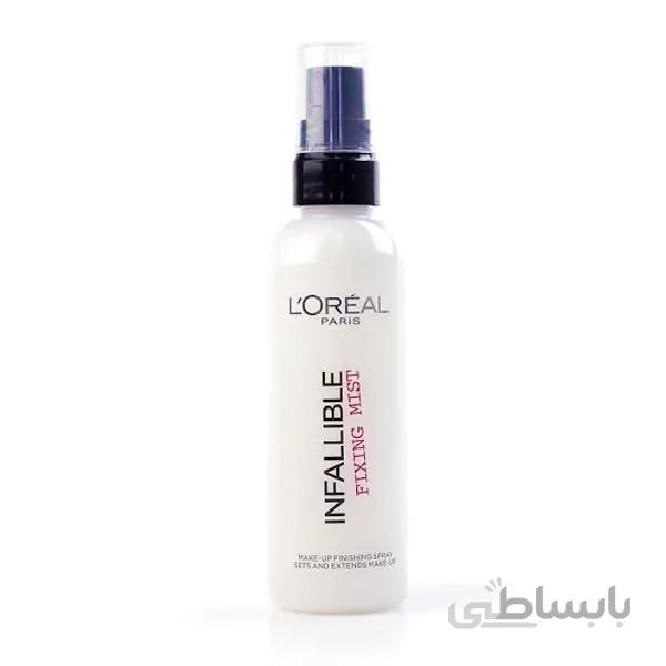 اسپری فیکس ارایش اورجینال لورال مدل INFALLIBLE FIXING MIST